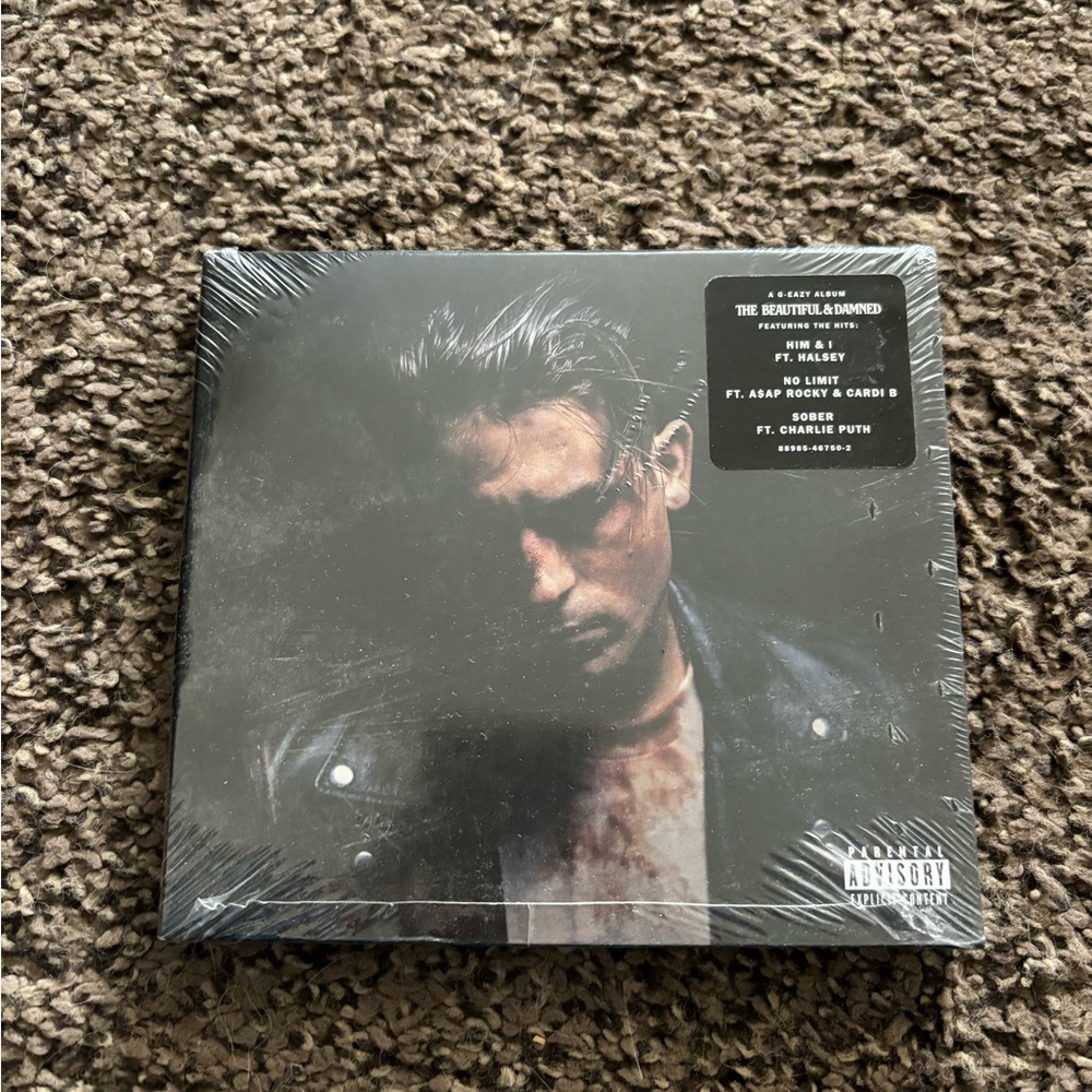 G-Eazy The Beautiful & Damned Album CD NEW Never Opened NWT ft Halsey Cardi B